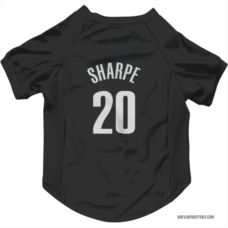 Day'Ron Sharpe  Black Brooklyn Nets  Cat & Dog Pet Jersey