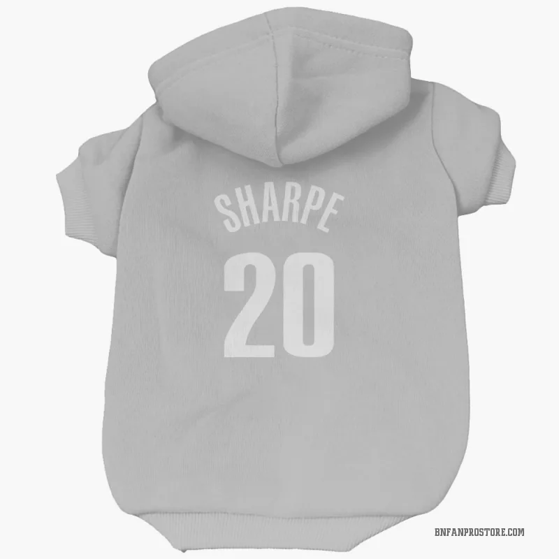 Day'Ron Sharpe  Gray Brooklyn Nets  Cat & Dog Pet Hoodie