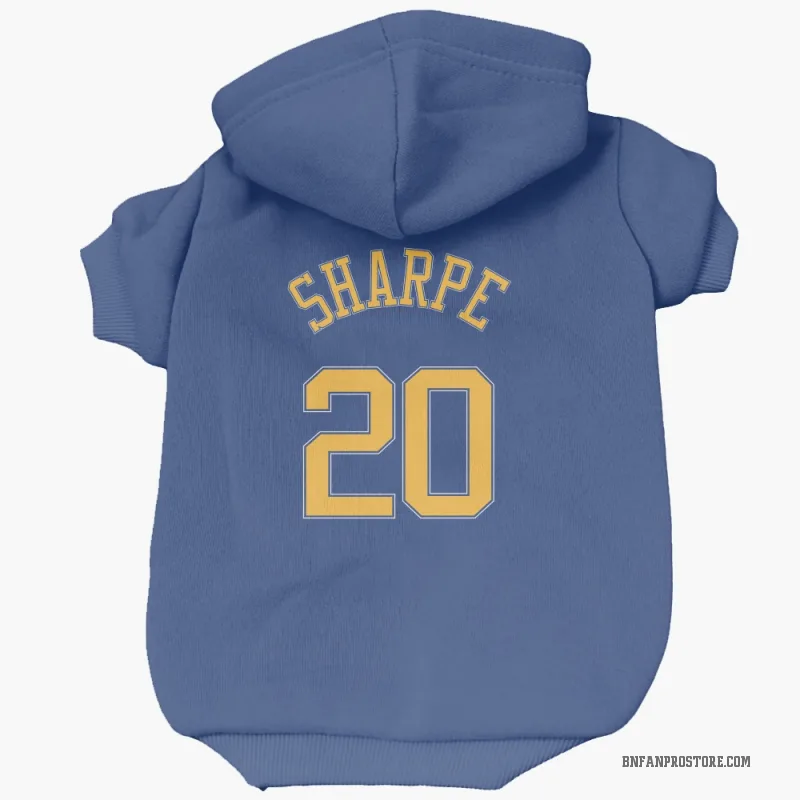 Day'Ron Sharpe  Light Blue Brooklyn Nets  Cat & Dog Pet Hoodie