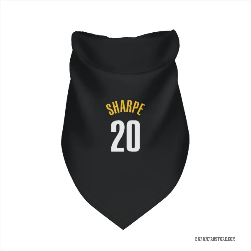Day'Ron Sharpe  Yellow Brooklyn Nets   Black  Cat & Dog Pet Bandana