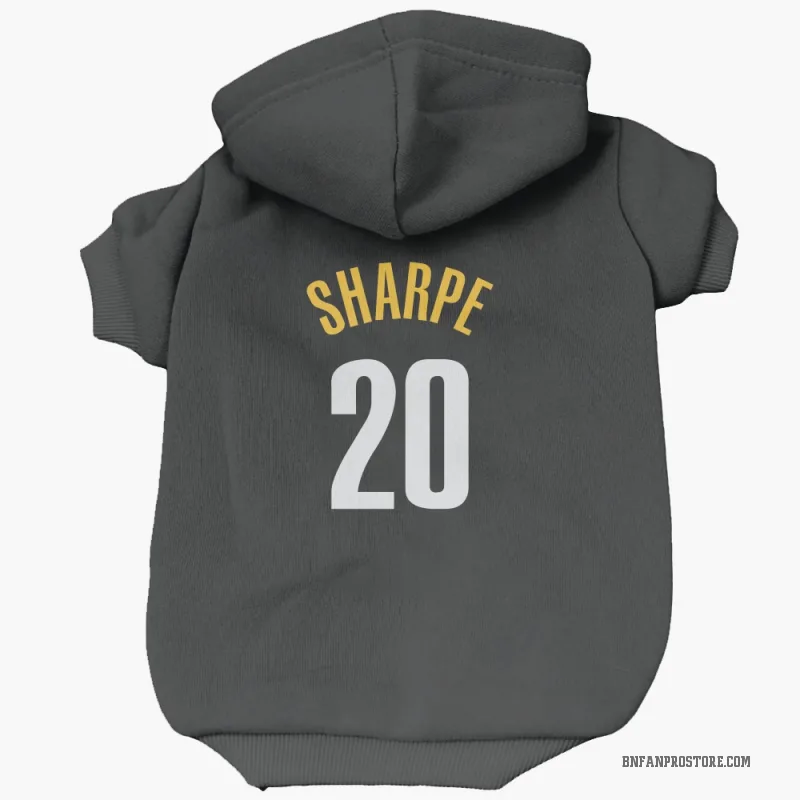 Day'Ron Sharpe  Yellow Brooklyn Nets   Black  Cat & Dog Pet Hoodie