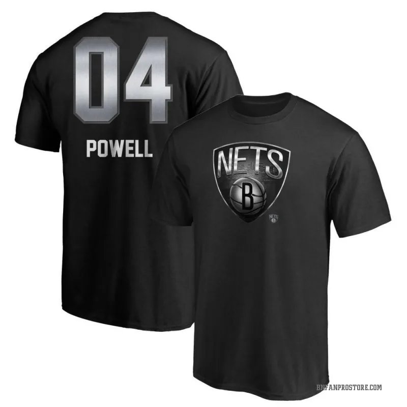 Drake Powell Youth Black Brooklyn Nets Midnight Mascot T-Shirt