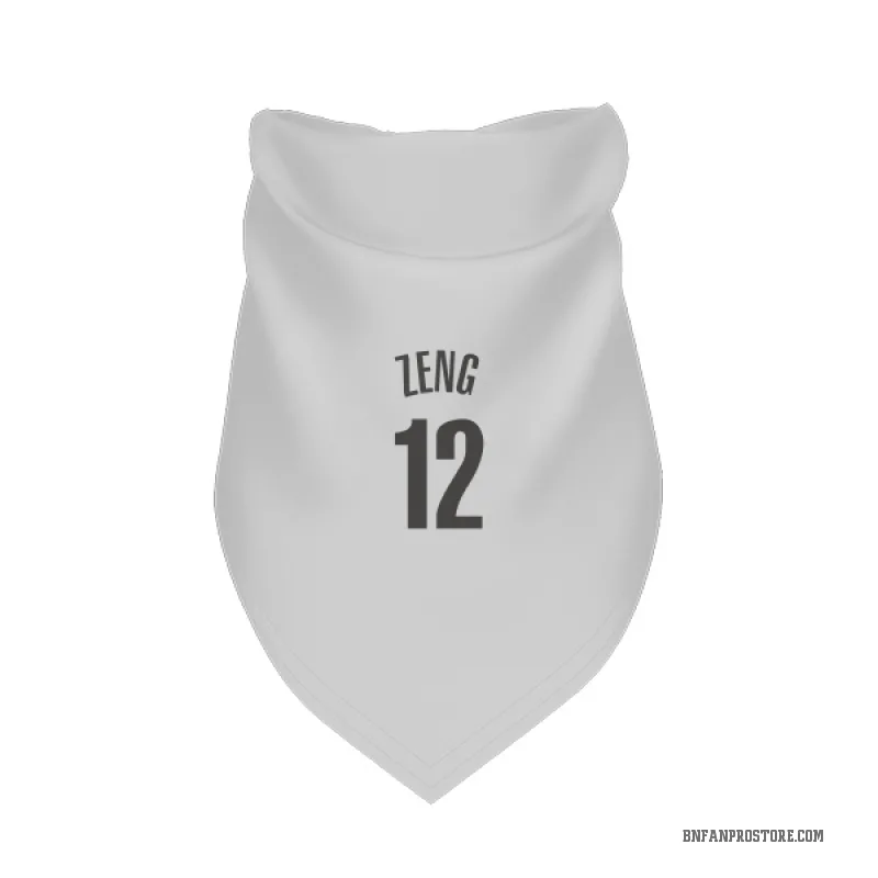 Fanbo Zeng  White Brooklyn Nets  Cat & Dog Pet Bandana