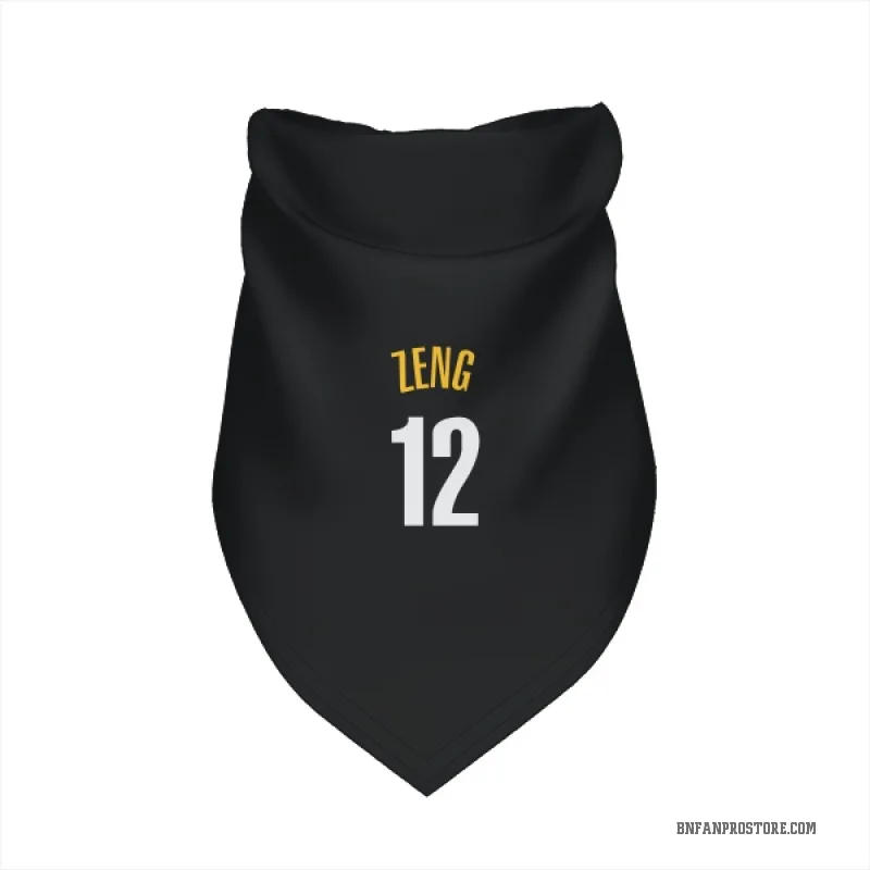 Fanbo Zeng  Yellow Brooklyn Nets   Black  Cat & Dog Pet Bandana