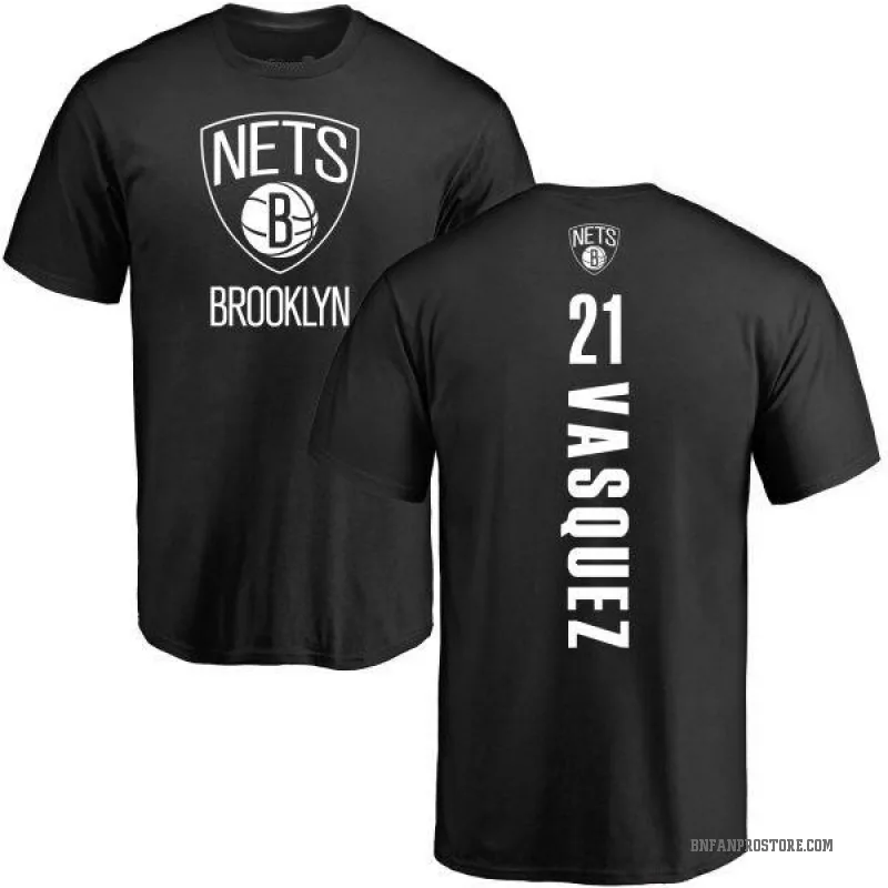 Greivis Vasquez Men's Black Brooklyn Nets Backer T-Shirt