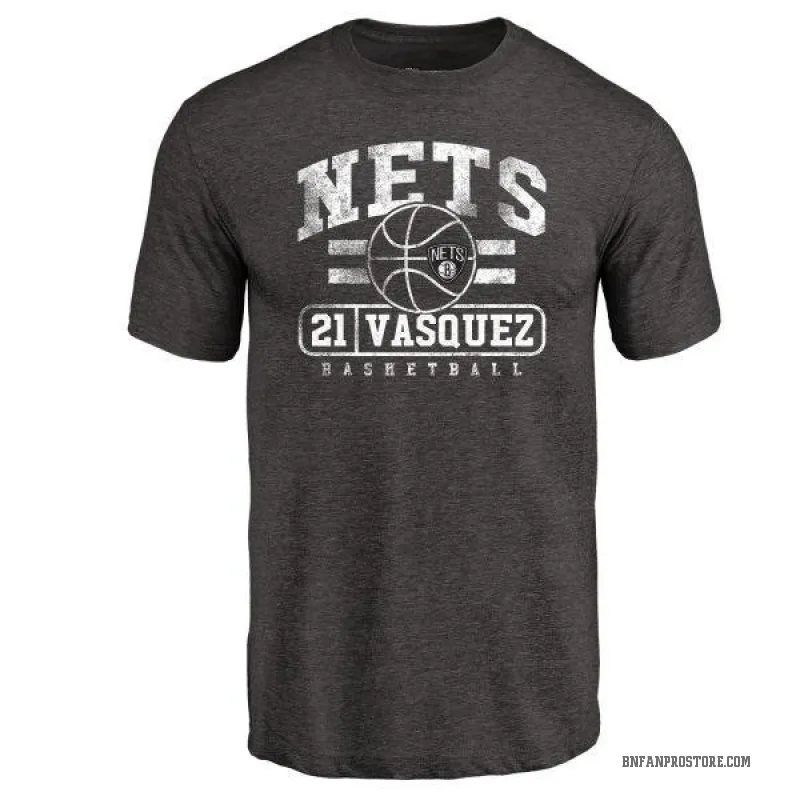 Greivis Vasquez Youth Black Brooklyn Nets Baseline T-Shirt