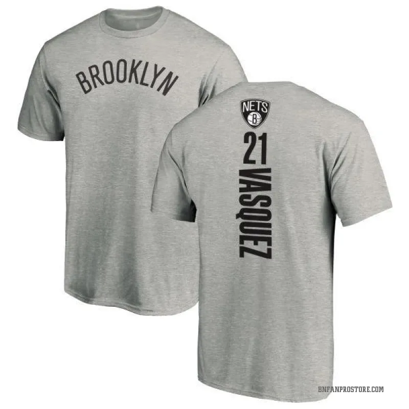 Greivis Vasquez Youth Brooklyn Nets Ash Backer T-Shirt