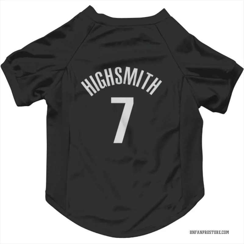 Haywood Highsmith  Black Brooklyn Nets  Cat & Dog Pet Jersey