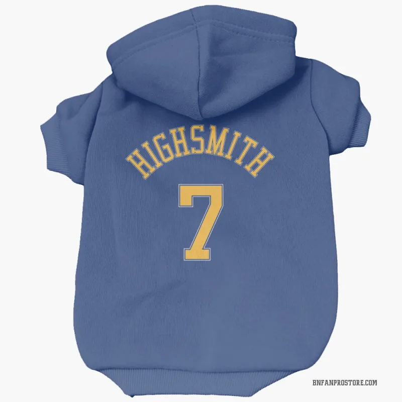 Haywood Highsmith  Light Blue Brooklyn Nets  Cat & Dog Pet Hoodie