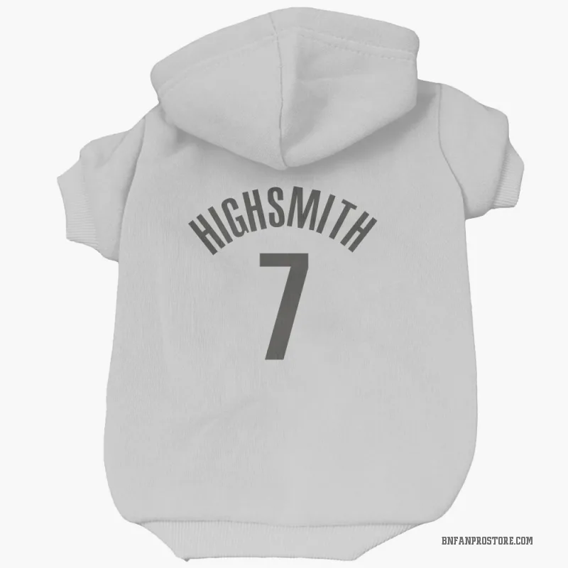 Haywood Highsmith  White Brooklyn Nets  Cat & Dog Pet Hoodie