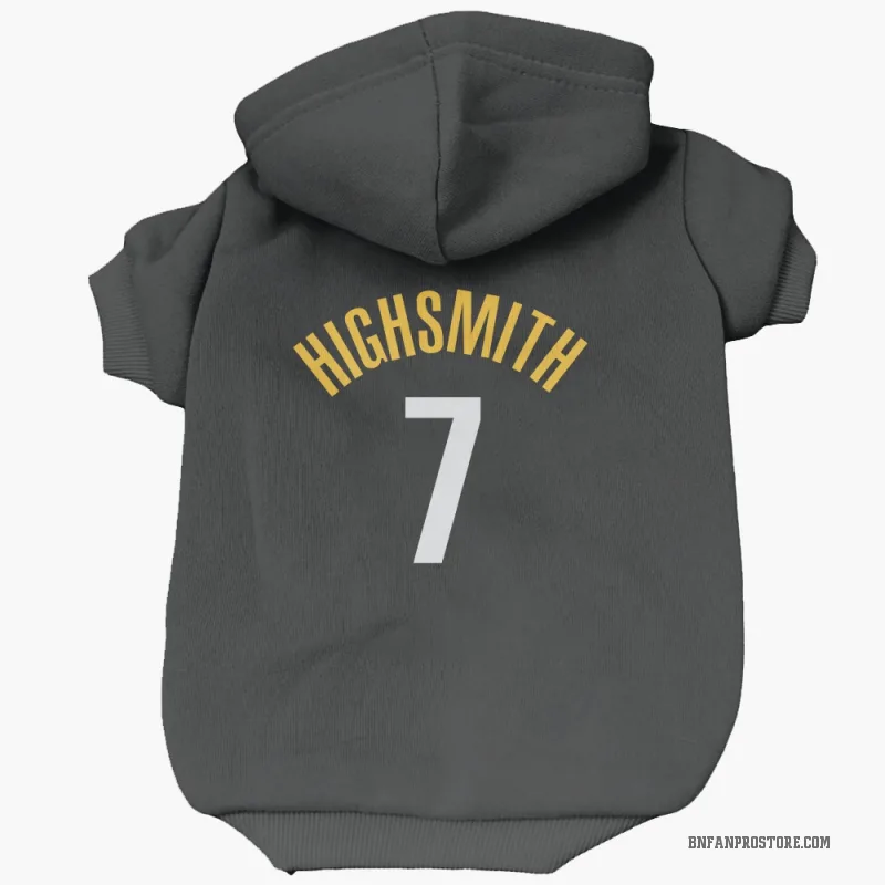Haywood Highsmith  Yellow Brooklyn Nets   Black  Cat & Dog Pet Hoodie