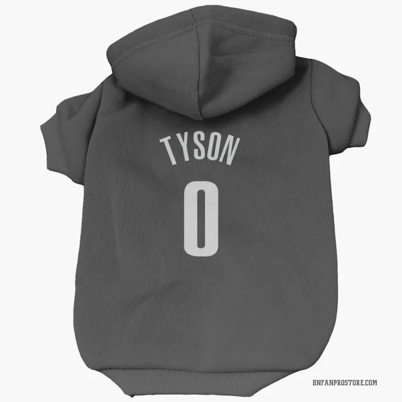 Hunter Tyson  Black Brooklyn Nets  Cat & Dog Pet Hoodie