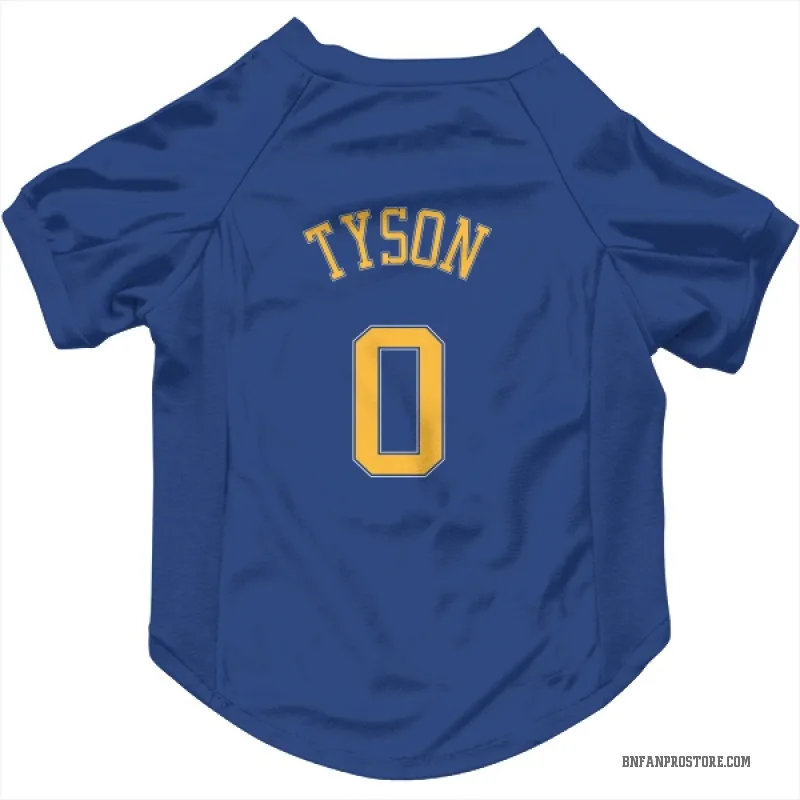 Hunter Tyson  Light Blue Brooklyn Nets  Cat & Dog Pet Jersey