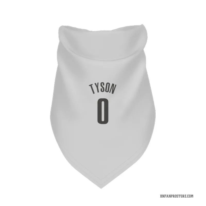 Hunter Tyson  White Brooklyn Nets  Cat & Dog Pet Bandana