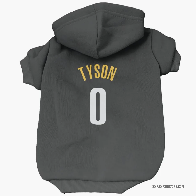 Hunter Tyson  Yellow Brooklyn Nets   Black  Cat & Dog Pet Hoodie