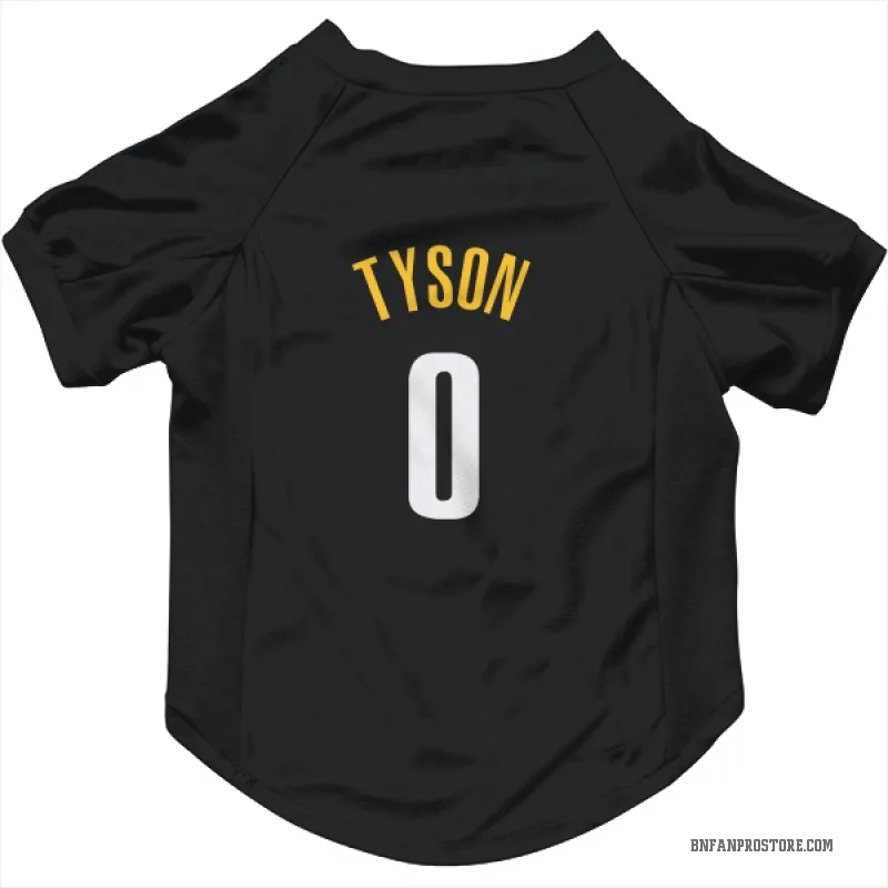 Hunter Tyson  Yellow Brooklyn Nets   Black  Cat & Dog Pet Jersey