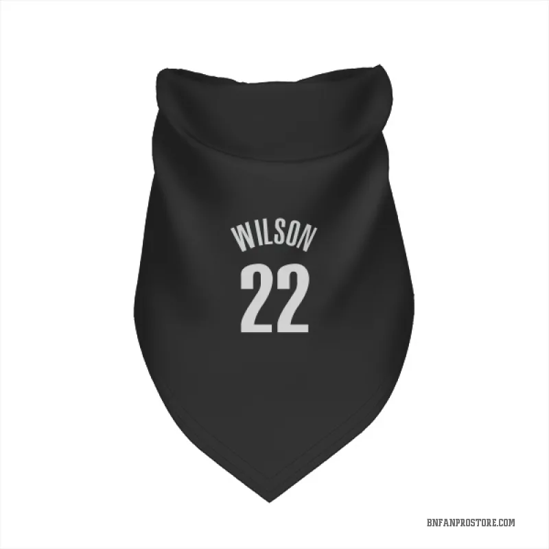 Jalen Wilson  Black Brooklyn Nets  Cat & Dog Pet Bandana