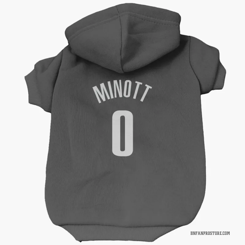 Josh Minott  Black Brooklyn Nets  Cat & Dog Pet Hoodie