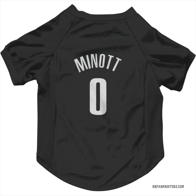 Josh Minott  Black Brooklyn Nets  Cat & Dog Pet Jersey