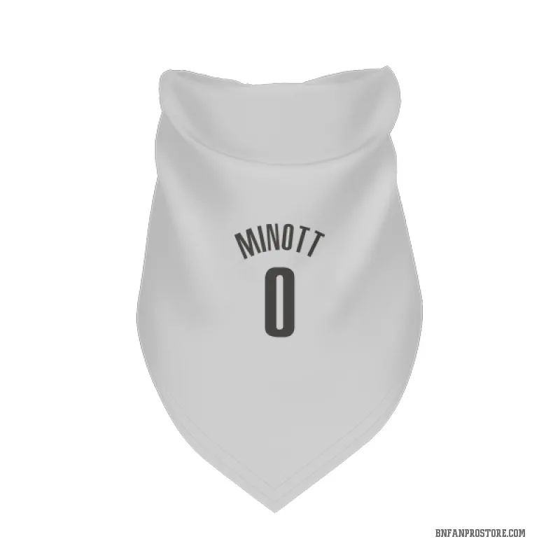 Josh Minott  White Brooklyn Nets  Cat & Dog Pet Bandana