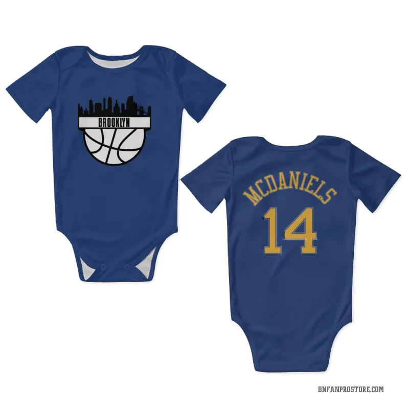 KJ McDaniels  Light Blue Brooklyn Nets  Newborn & Infant Bodysuit