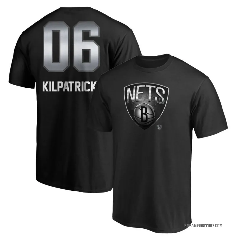 Sean Kilpatrick Men's Black Brooklyn Nets Midnight Mascot T-Shirt