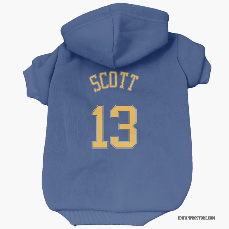Trevon Scott  Light Blue Brooklyn Nets  Cat & Dog Pet Hoodie