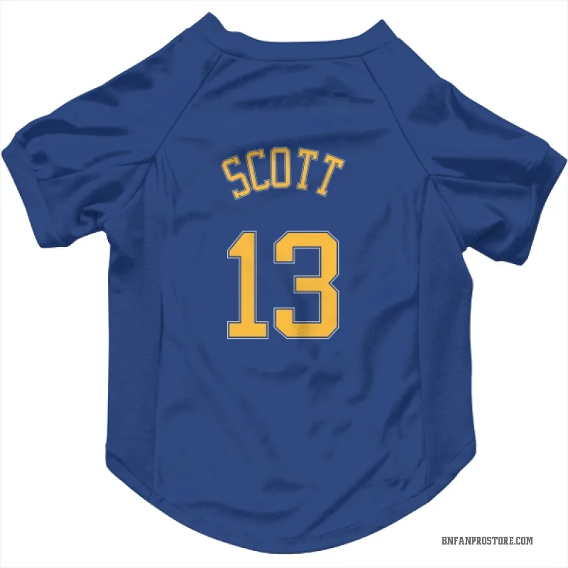 Trevon Scott  Light Blue Brooklyn Nets  Cat & Dog Pet Jersey