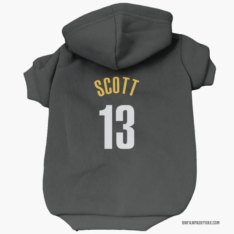Trevon Scott  Yellow Brooklyn Nets   Black  Cat & Dog Pet Hoodie