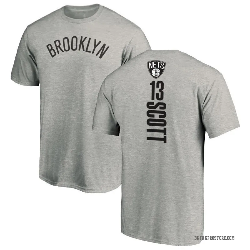 Trevon Scott Youth Brooklyn Nets Ash Backer T-Shirt